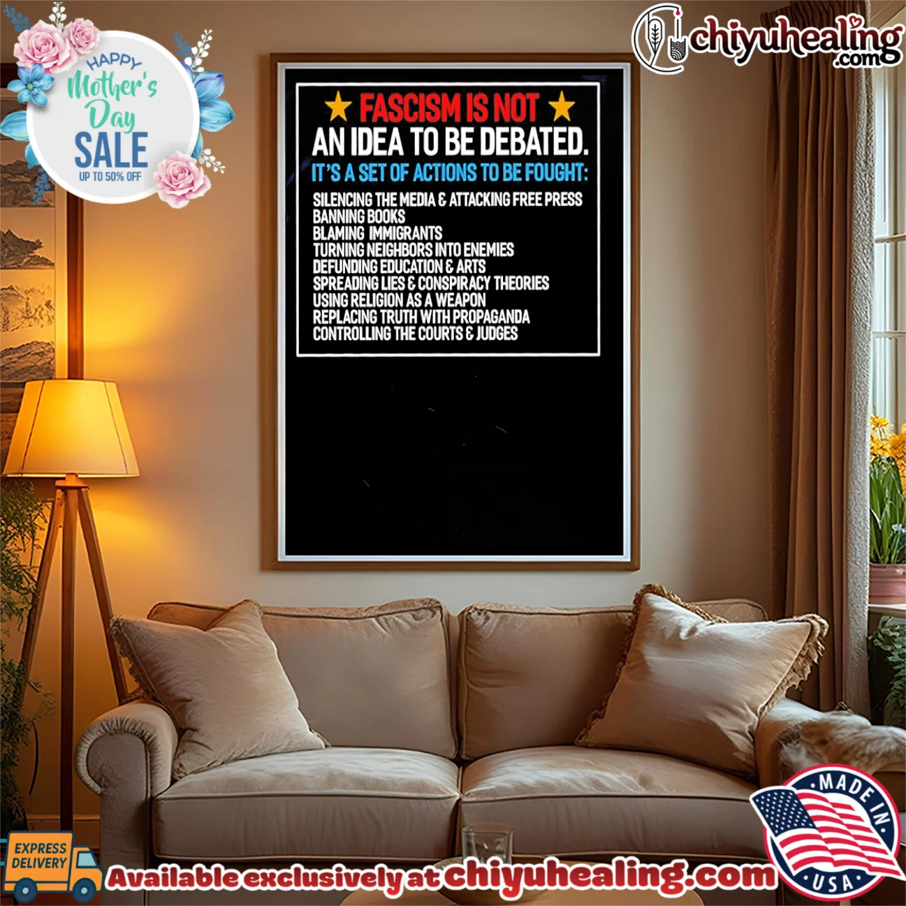 Fascism is not an idea to be debated It's a set of actions classic shirt & hoodie | Official Style Drop Fascism is not an idea to be debated It's a set of actions