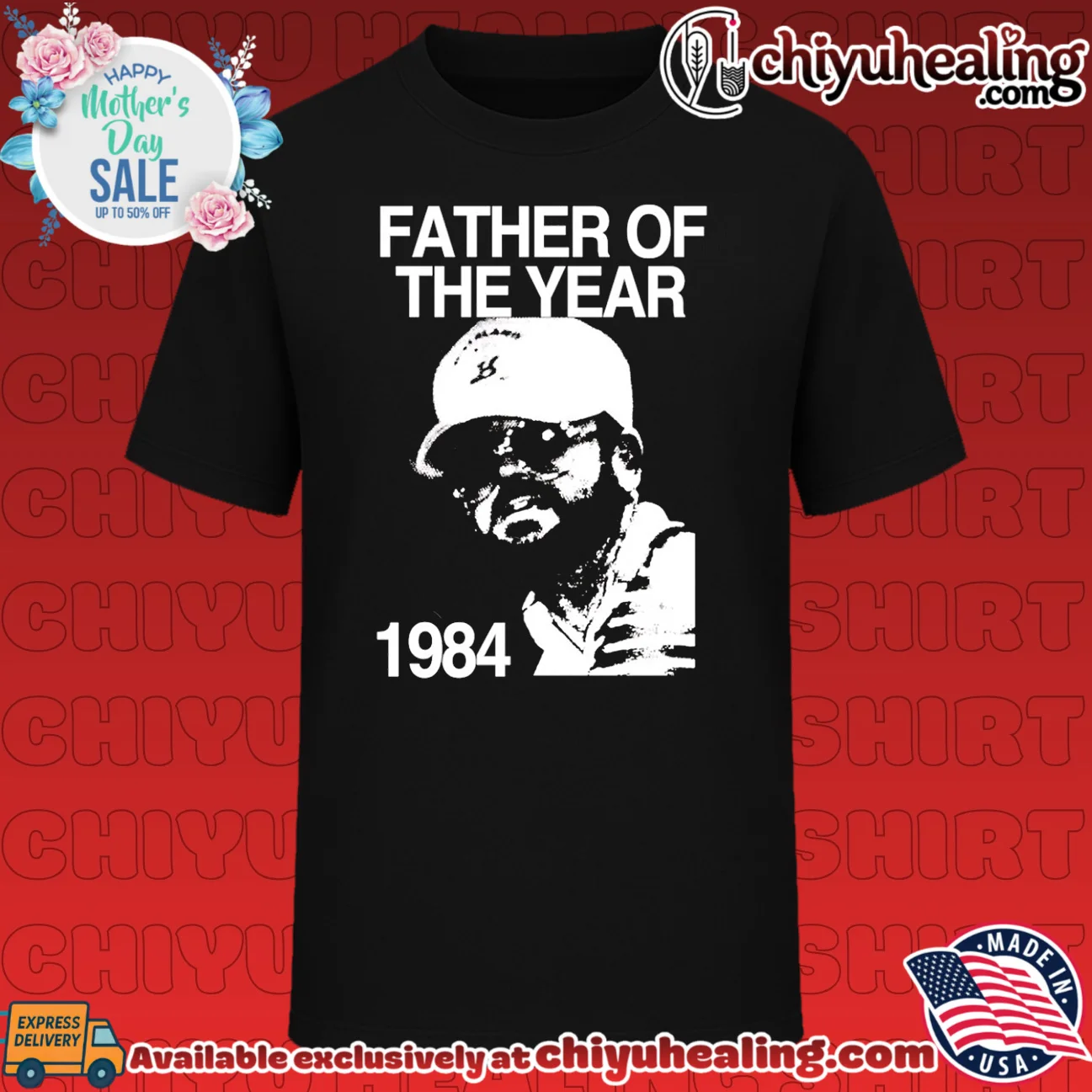 Father of the Year 1984 Retro Style Dad Humor shirt & hoodie