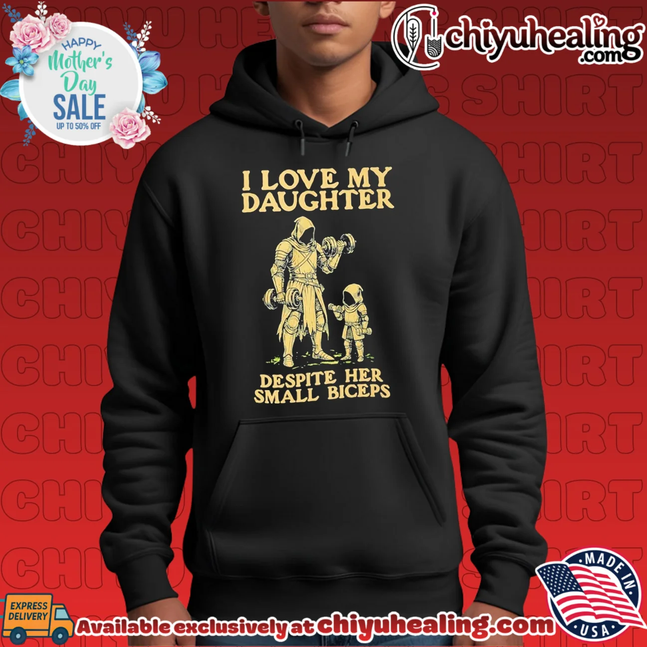 Fatherhood And Fitness I Love My Daughter Despite Her Small Biceps authentic shirt & hoodie - The Fan Collection Fatherhood And Fitness I Love My Daughter Despite Her Small Biceps authentic shirt & hoodie - The Fan Collection