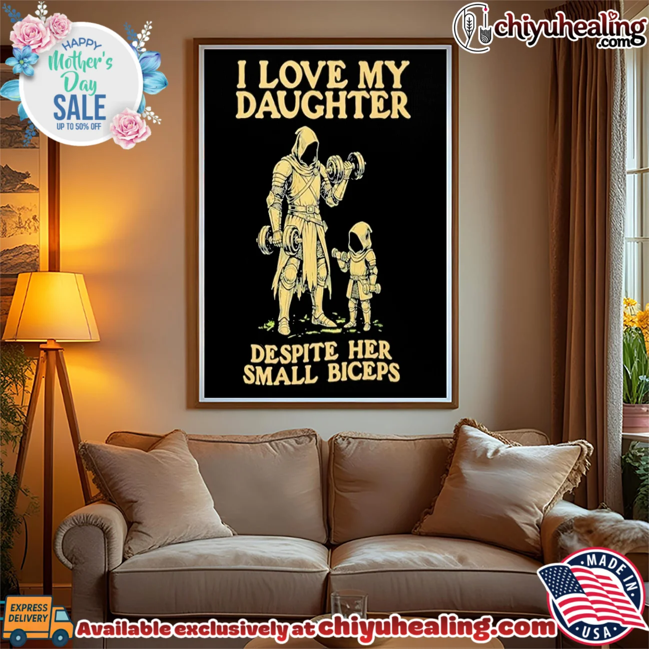Fatherhood And Fitness I Love My Daughter Despite Her Small Biceps authentic shirt & hoodie - The Fan Collection Fatherhood And Fitness I Love My Daughter Despite Her Small Biceps