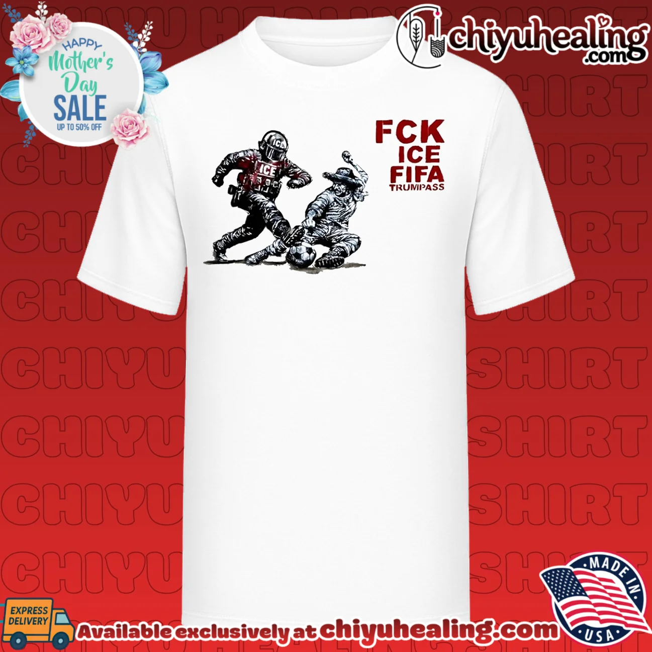 Fck Ice FIFA Trumpass Soccer Protest anti-ICE