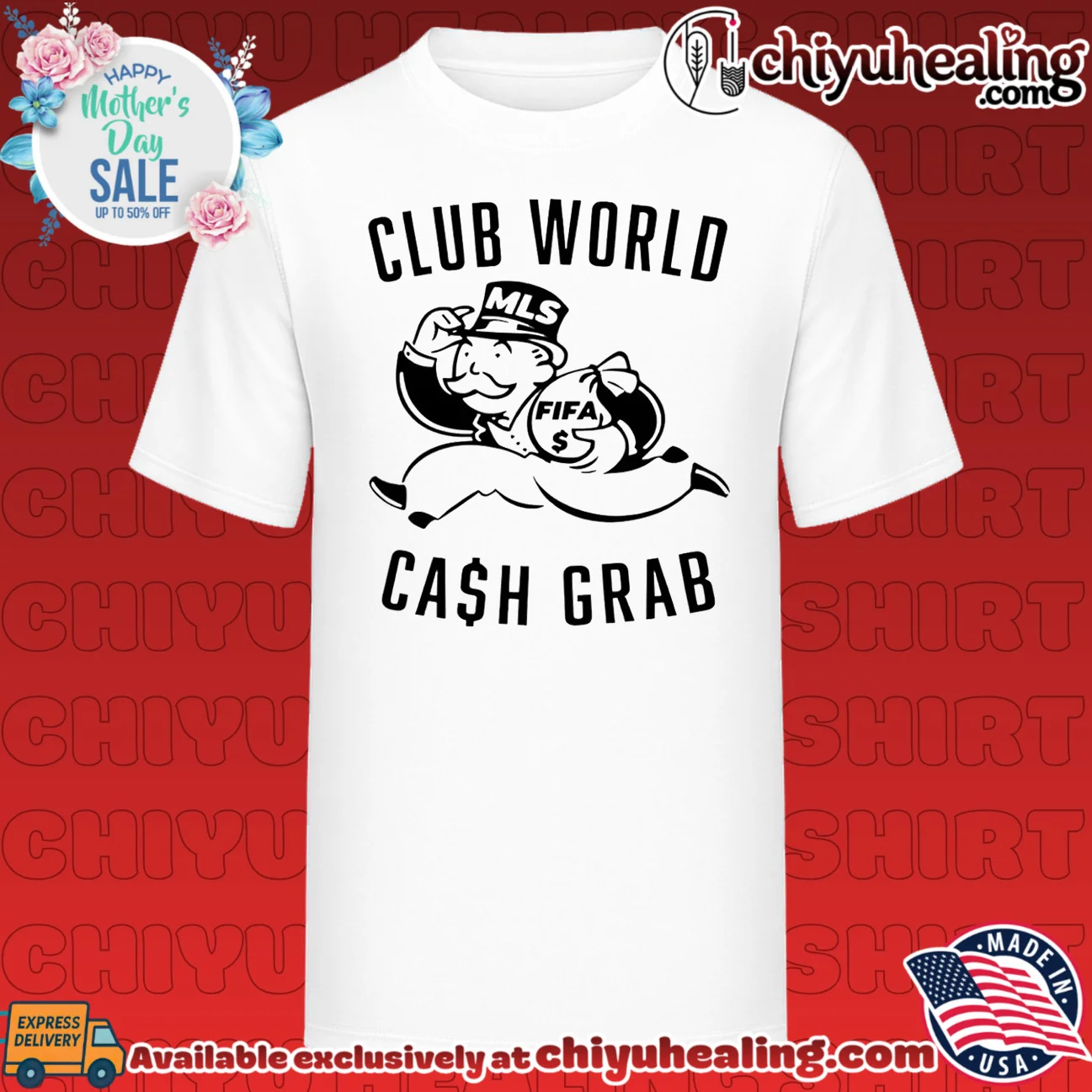 FIFA Club World Cash Grab Monopoly Guy MLS Soccer