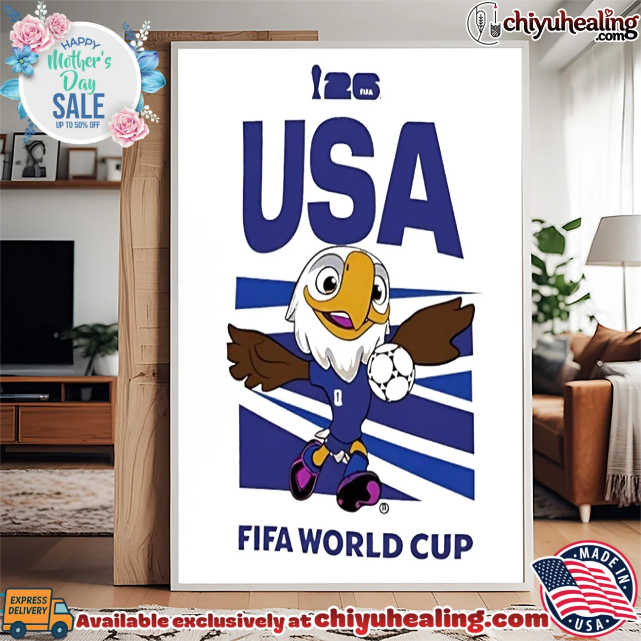 FIFA World Cup 2026 USA mascot shirt & hoodie FIFA World Cup 2026 USA mascot