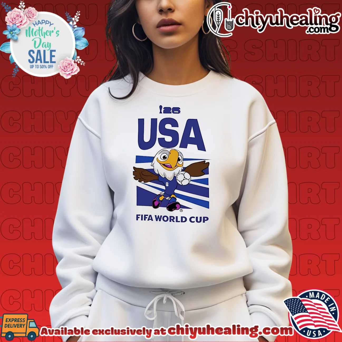FIFA World Cup 2026 USA mascot shirt & hoodie FIFA World Cup 2026 USA mascot