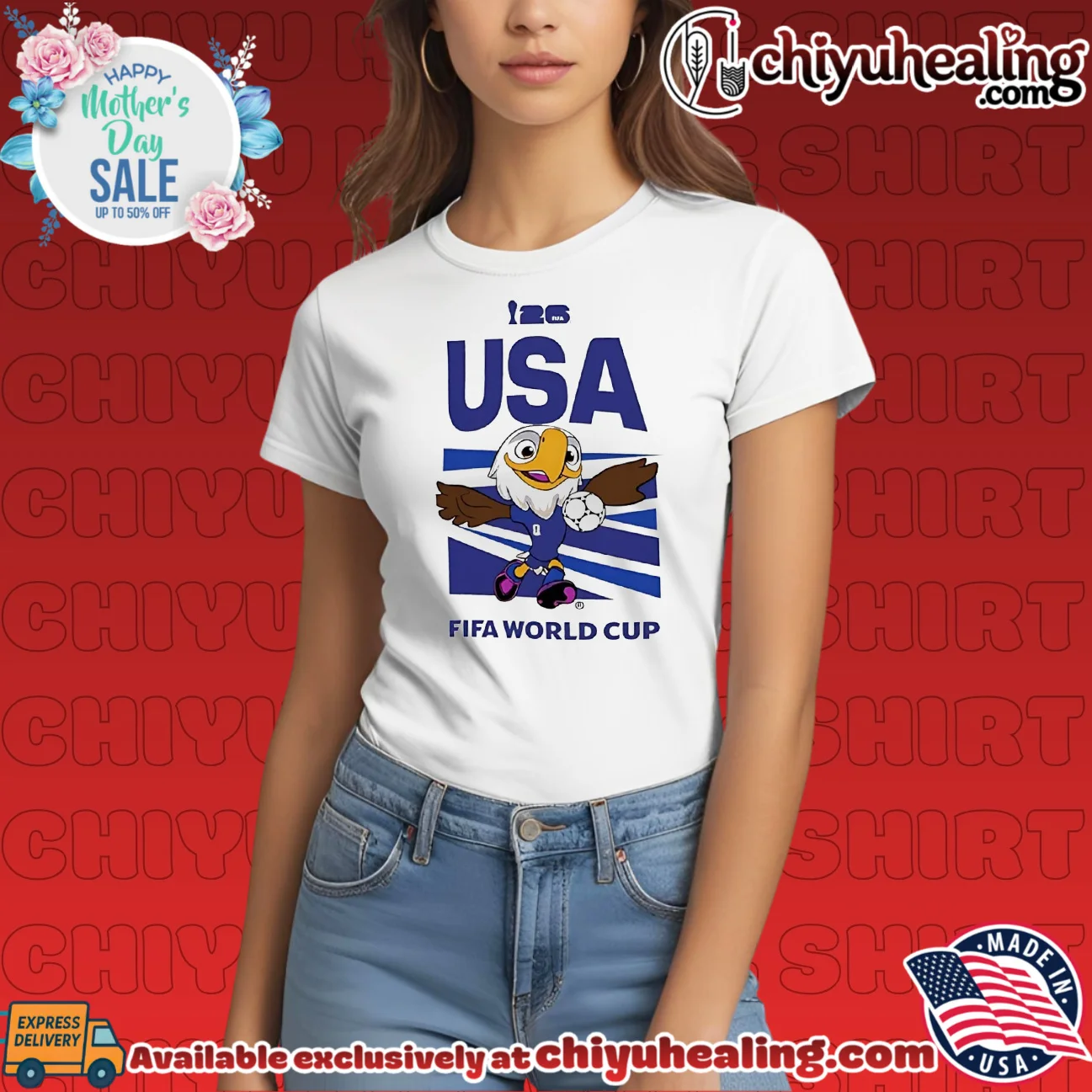 FIFA World Cup 2026 USA mascot shirt & hoodie FIFA World Cup 2026 USA mascot