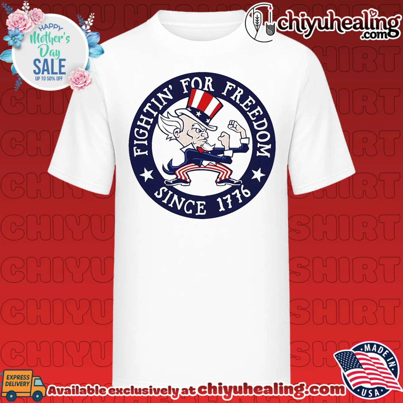Fightin' For Freedom Uncle Sam shirt