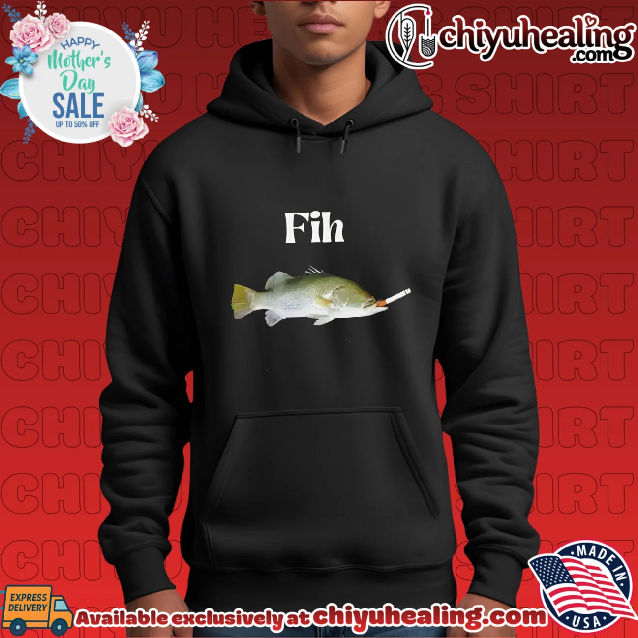 Fih Fish smoking original shirt & hoodie | Iconic Look Fih Fish smoking original shirt & hoodie | Iconic Look