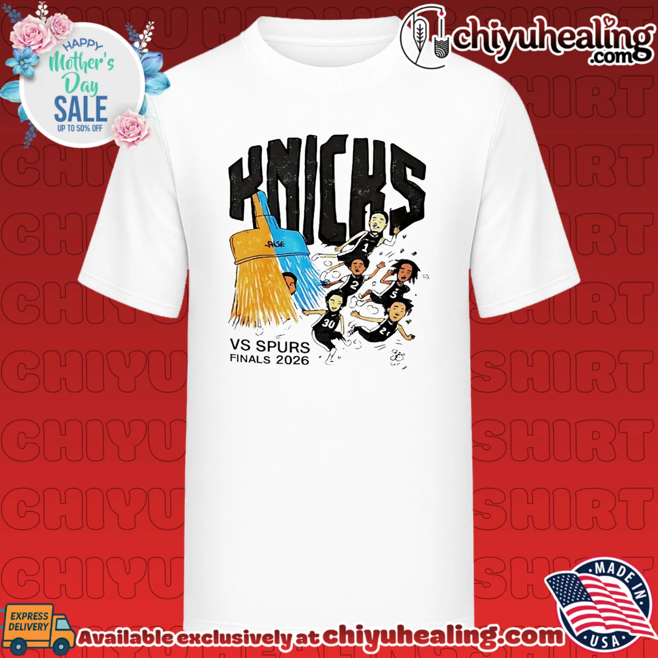 Finals Clean Sweep Knicks vs Spurs 2026 shirt