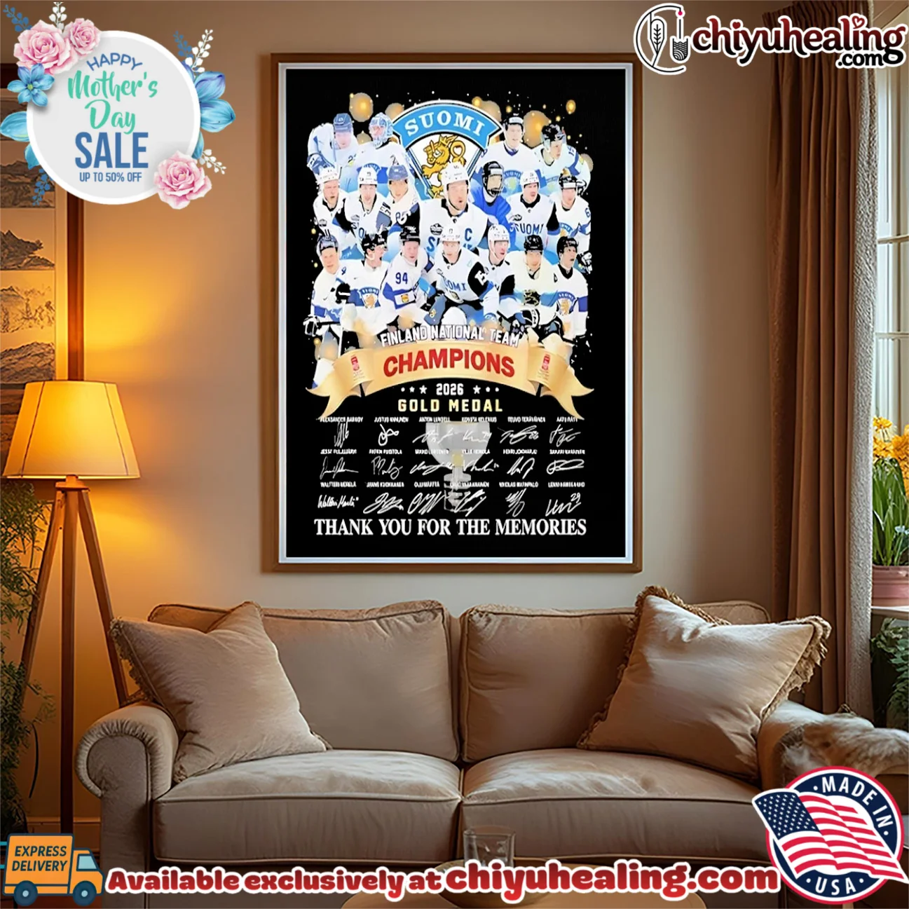 Finland National Men's Ice Hockey 2026 Gold Medal Champions shirt & hoodie Finland National Men's Ice Hockey 2026 Gold Medal Champions