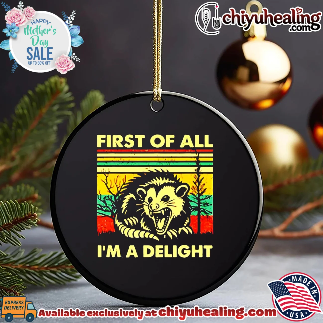 First of All I'm a Delight Opossum possum shirt & hoodie First of All I'm a Delight Opossum possum shirt & hoodie