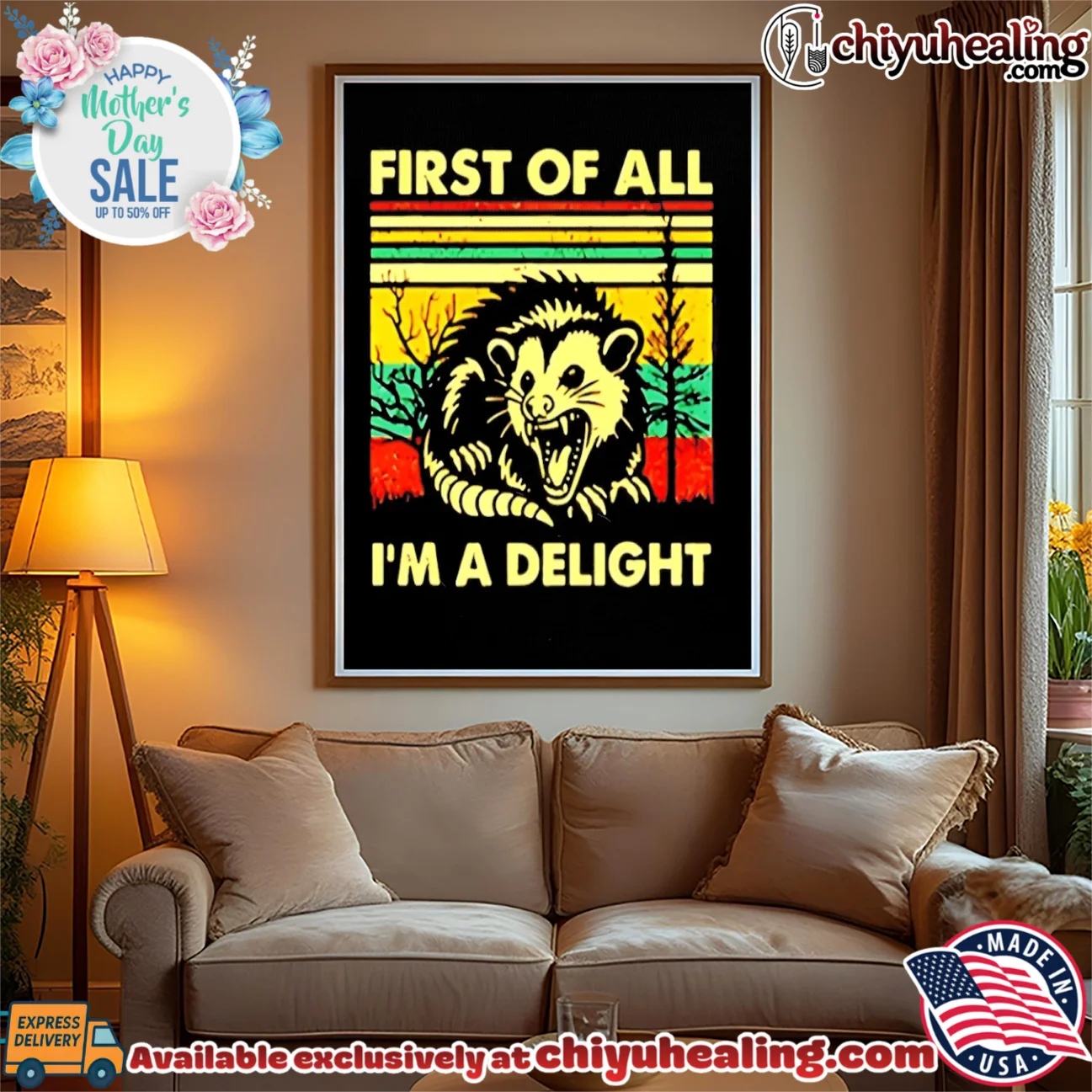 First of All I'm a Delight Opossum possum shirt & hoodie First of All I'm a Delight Opossum possum shirt & hoodie