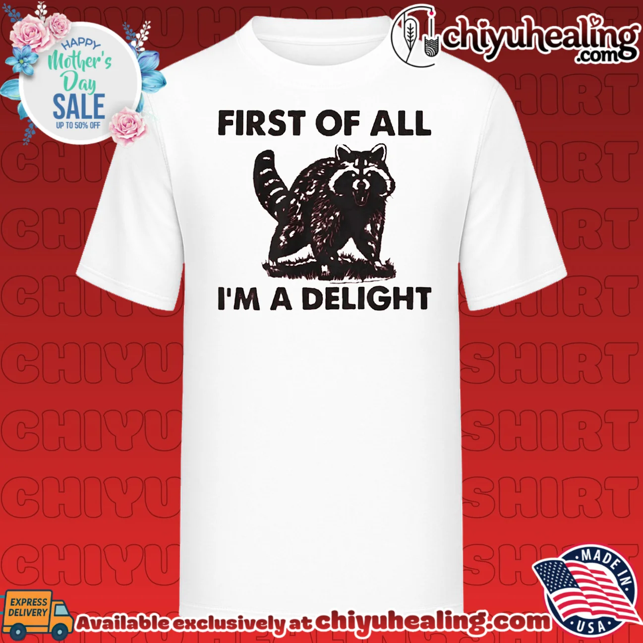 First of all I'm a Delight Raccoon shirt & hoodie