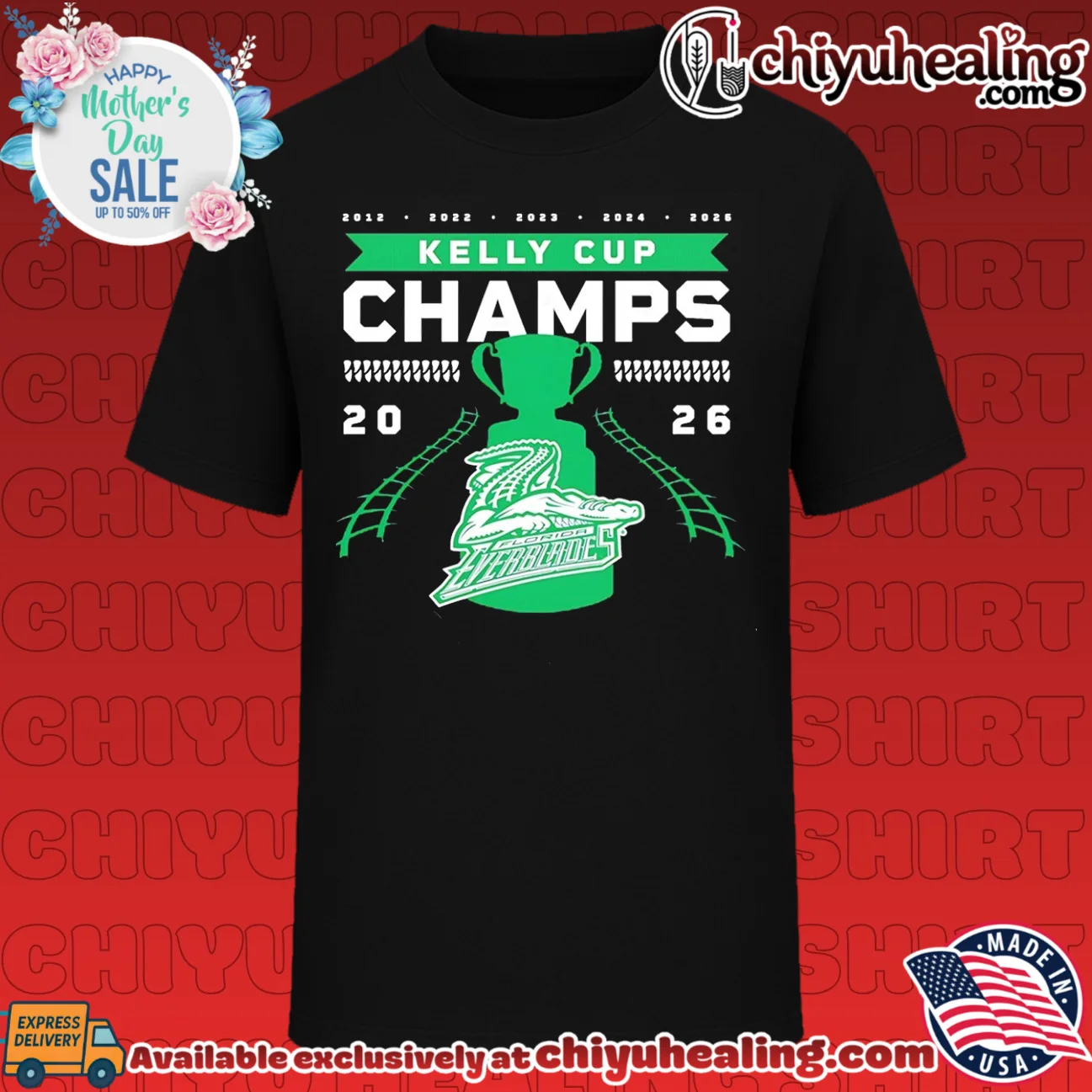Florida Everblades 2026 Kelly Cup Champions 5 Time