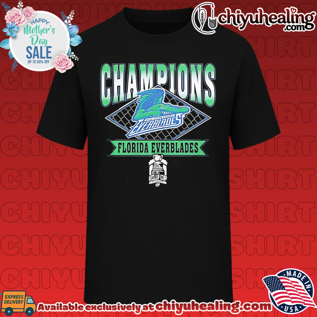 Florida Everblades 2026 Kelly Cup Champions logo