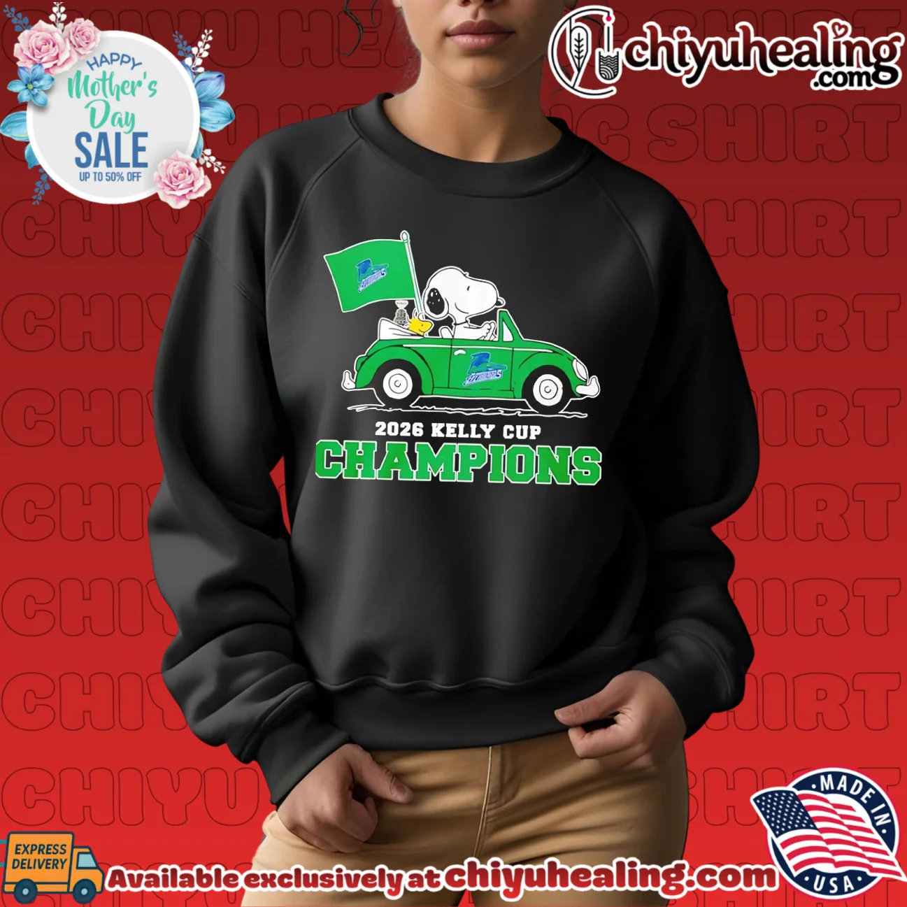 Florida Everblades 2026 Kelly Cup Champions Snoopy driving car shirt & hoodie Florida Everblades 2026 Kelly Cup Champions Snoopy driving car shirt & hoodie
