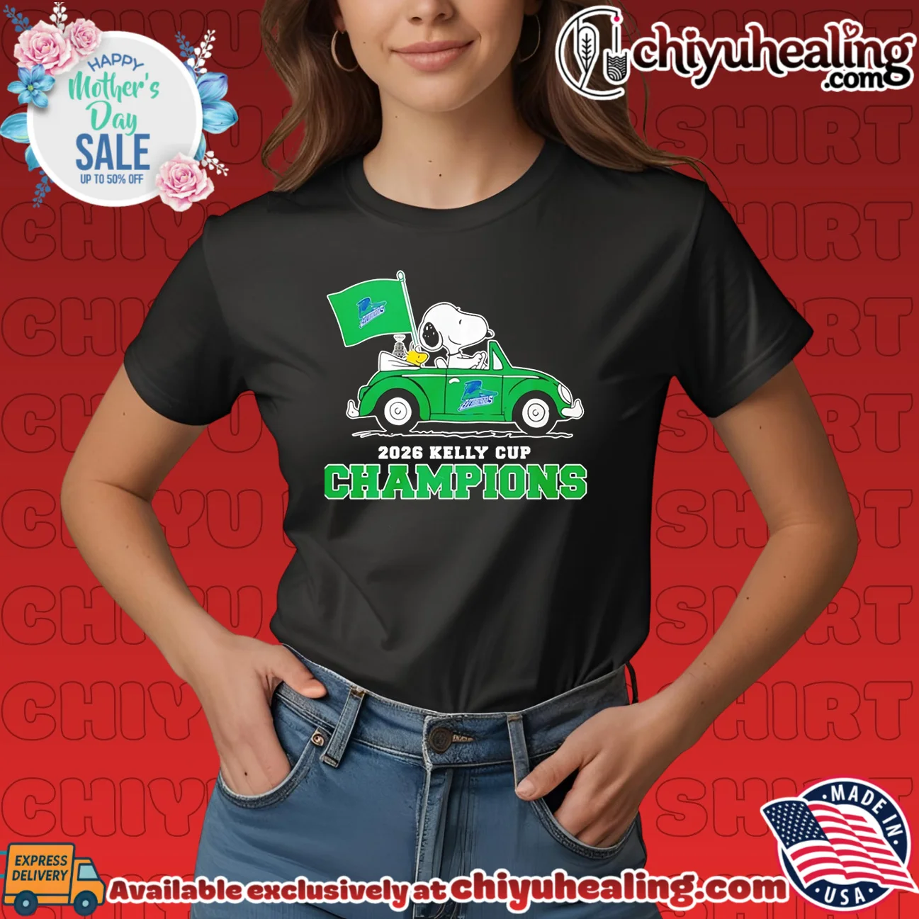Florida Everblades 2026 Kelly Cup Champions Snoopy driving car shirt & hoodie Florida Everblades 2026 Kelly Cup Champions Snoopy driving car shirt & hoodie