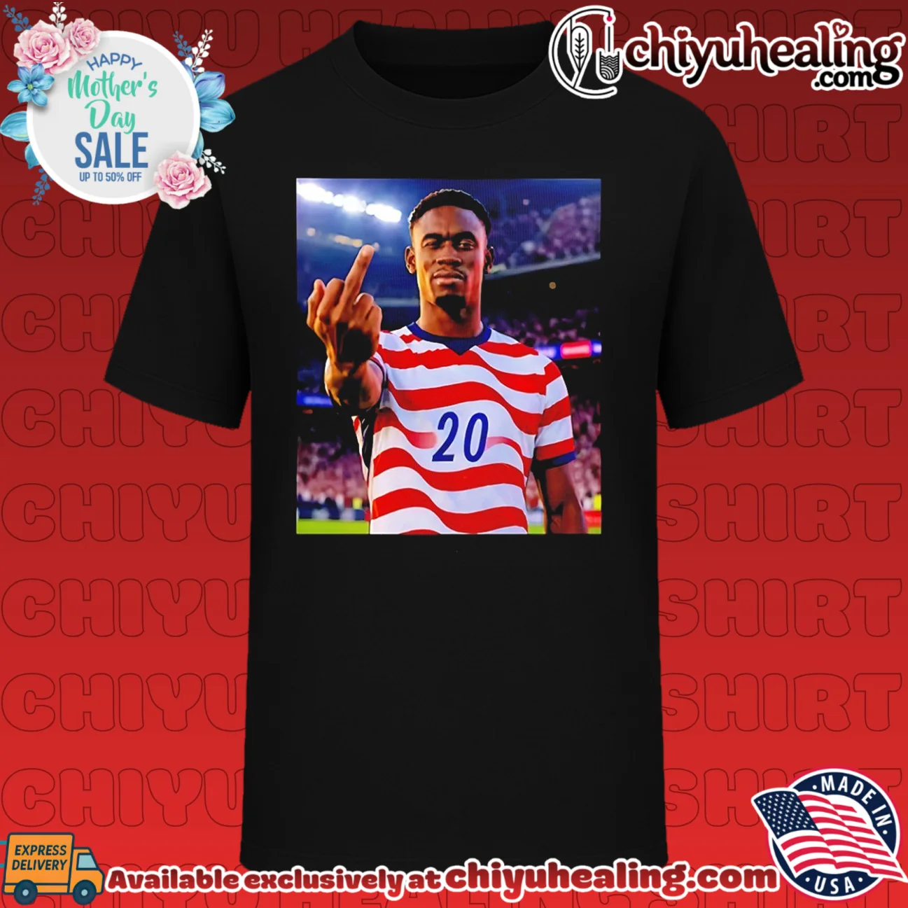 Folarin Balogun USA Soccer middle finger