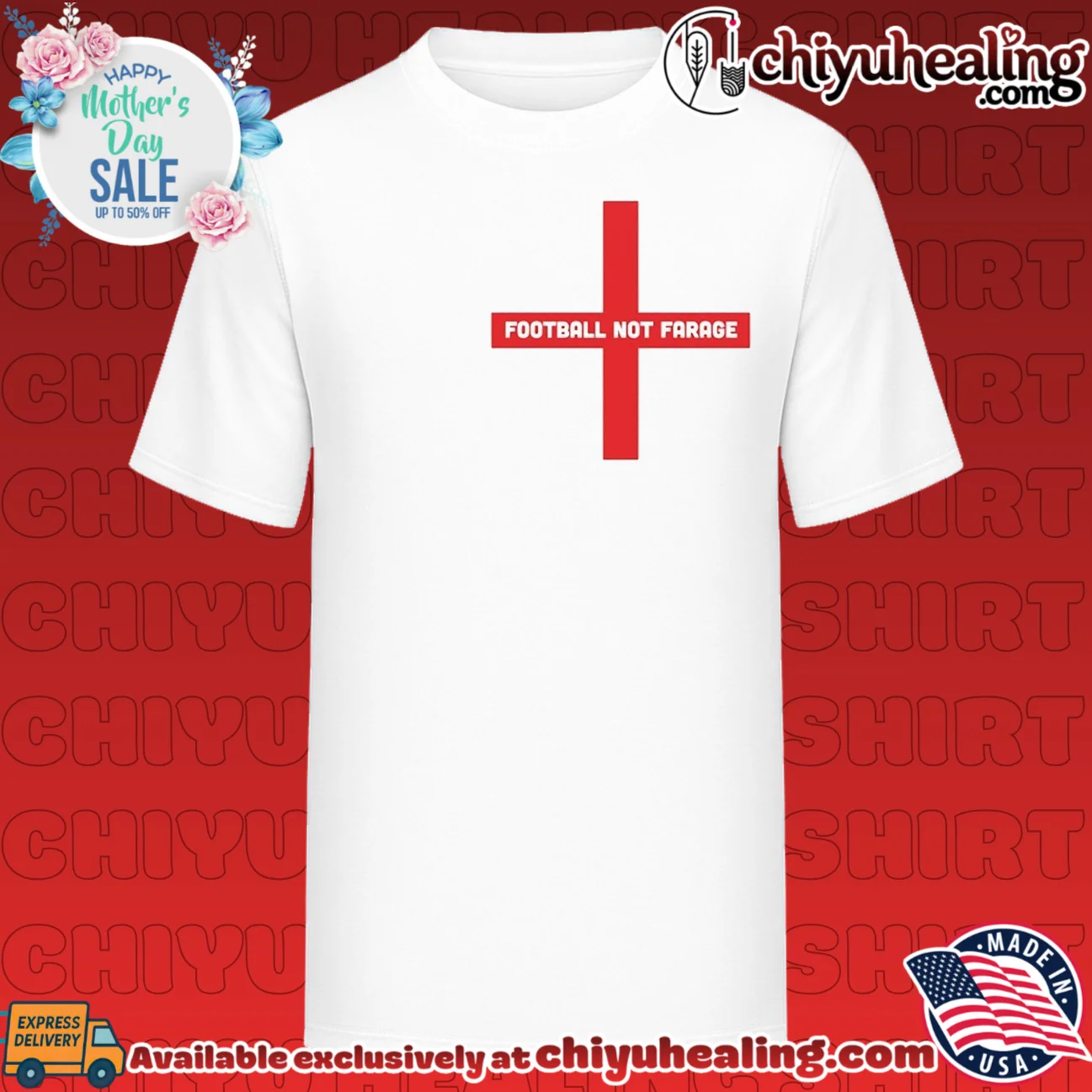 Football Not Farage UK Politics England Flag shirt & hoodie