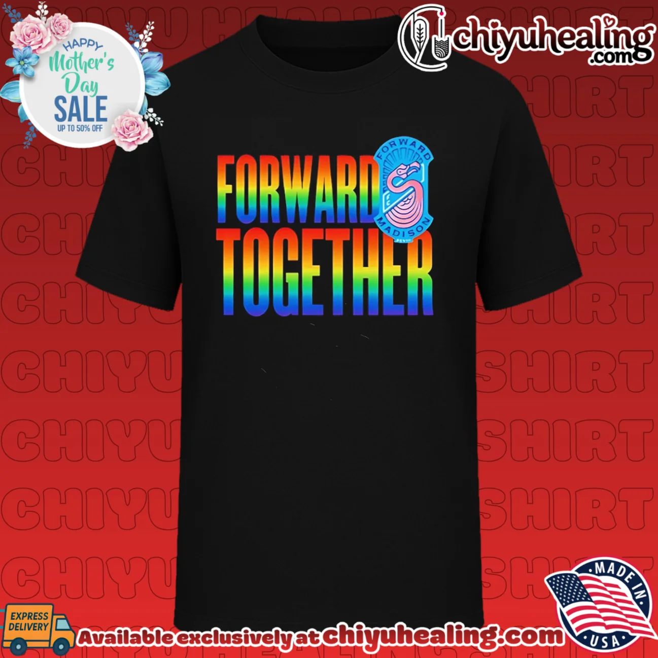 Forward Madison FC Forward Together Pride shirt & hoodie
