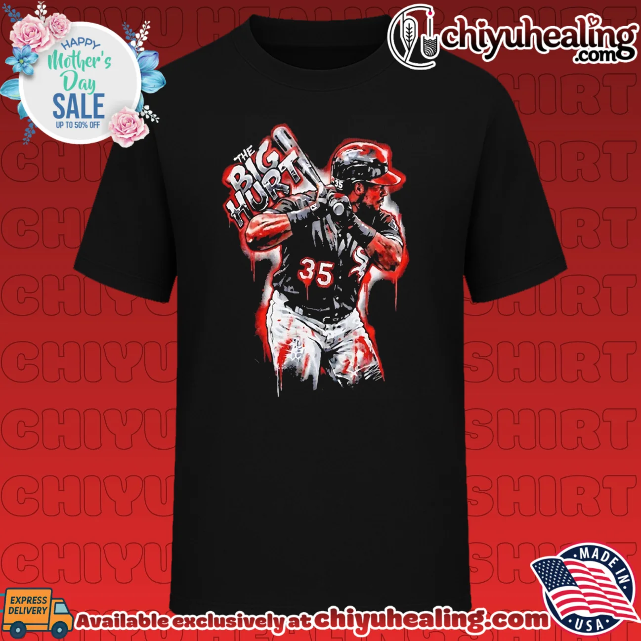 Frank Thomas The Big Hurt Chicago White Sox art shirt & hoodie