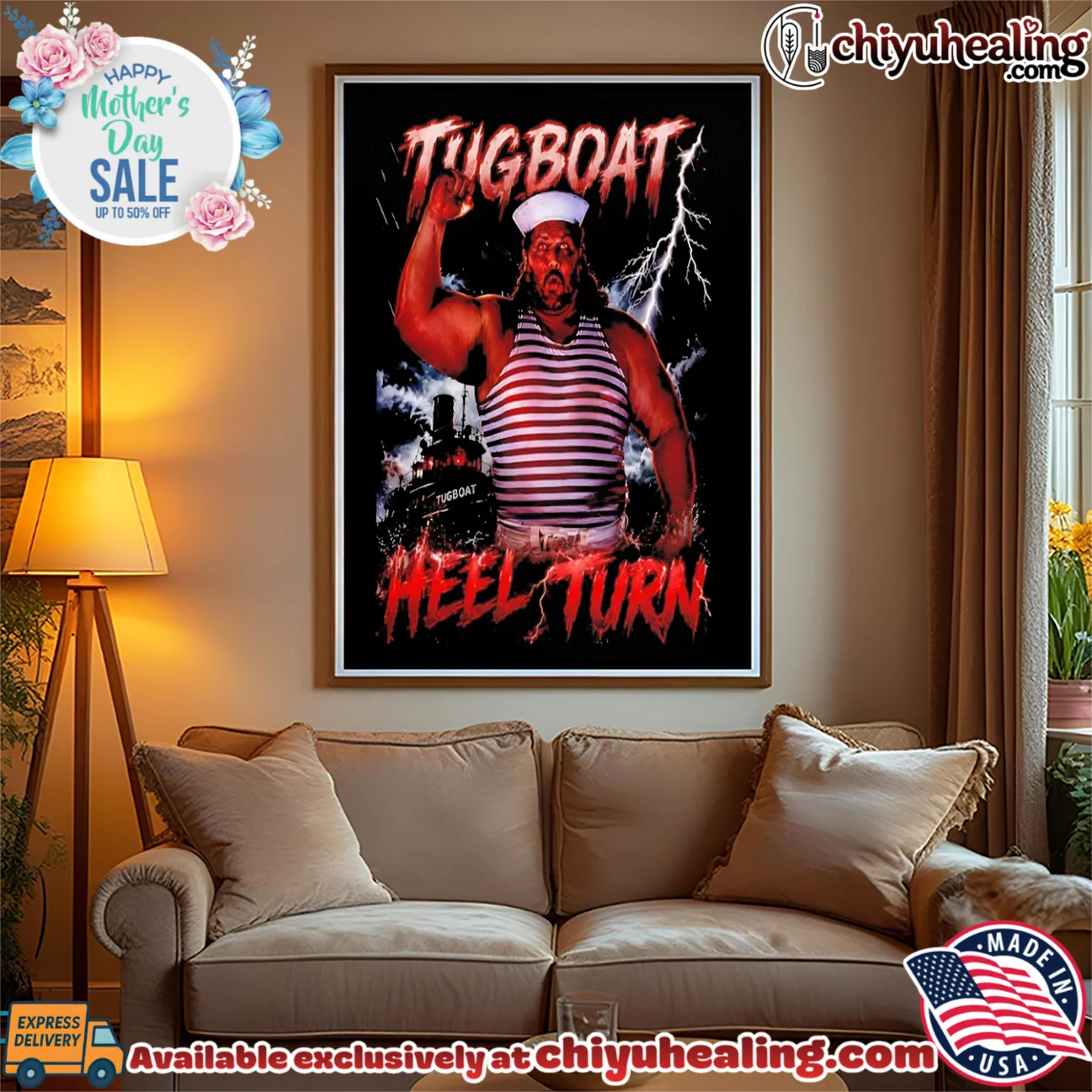 Fred Ottman Tugboat heel turn World Wrestling Federation shirt & hoodie Fred Ottman Tugboat heel turn World Wrestling Federation