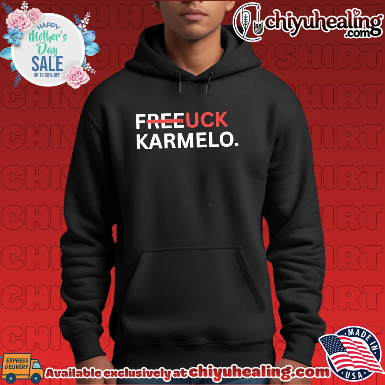 Fuck Karmelo not Free Karmelo retro shirt & hoodie - New Arrival Fuck Karmelo not Free Karmelo retro shirt & hoodie - New Arrival