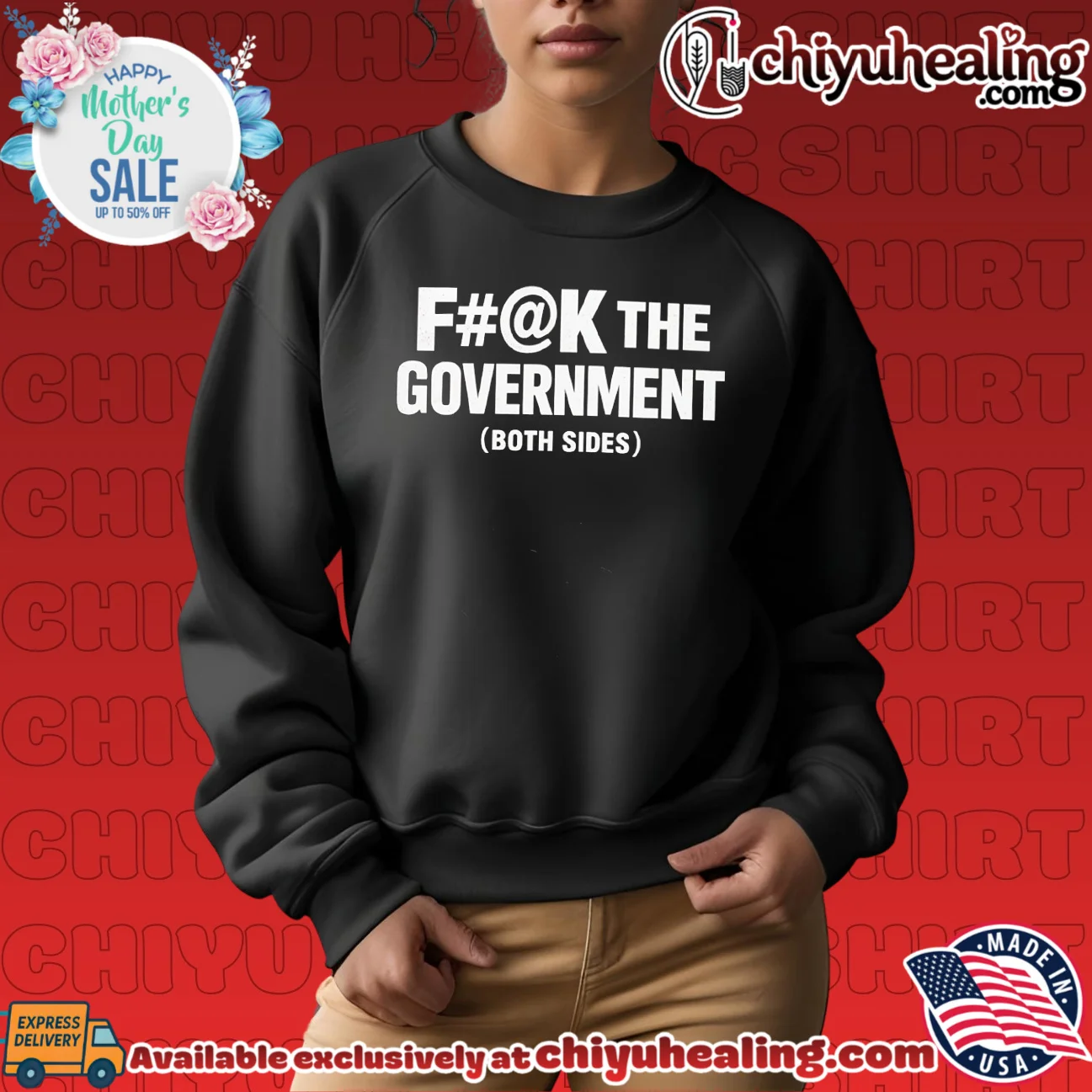 Fuck The Government Both Sides epic shirt & hoodie - Ultimate Tribute Merch Fuck The Government Both Sides