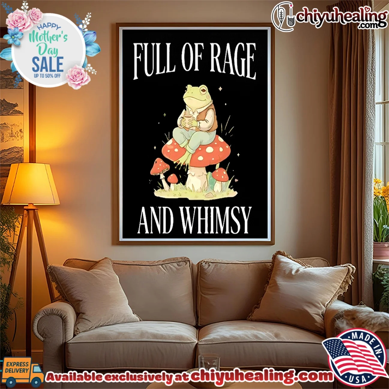 Full of rage and whimsy frog essential shirt & hoodie | Gift Idea 2026 Full of rage and whimsy frog