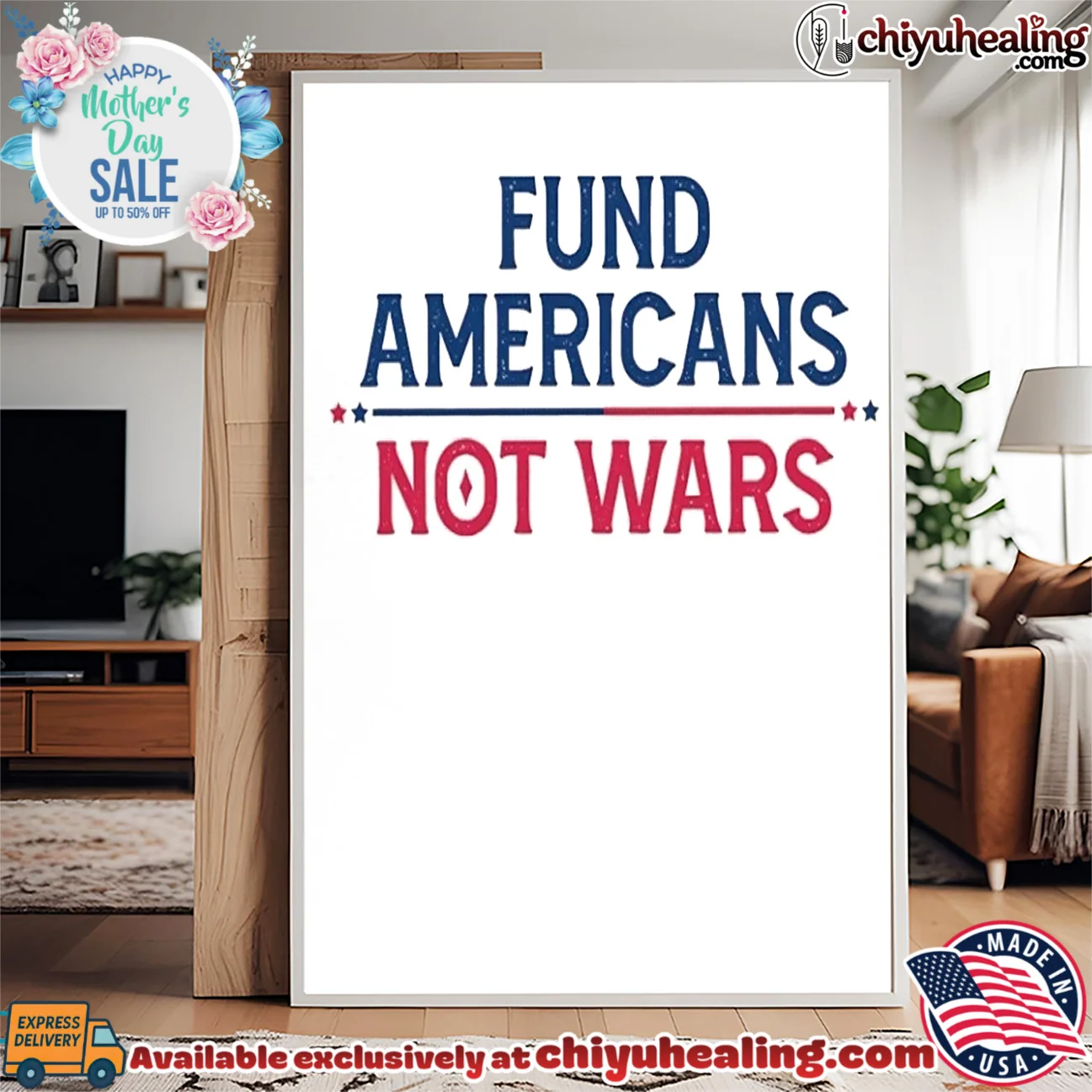 Fund Americans not wars official shirt & hoodie - Perfect Fan Gift Fund Americans not wars