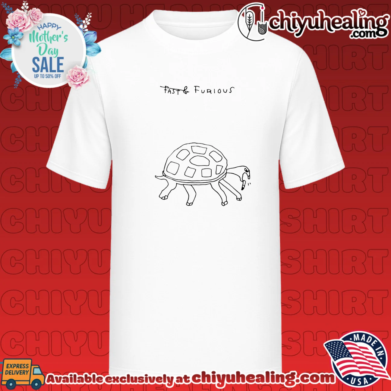 Furious Turtle tortoise lipstick funny animal shirt & hoodie