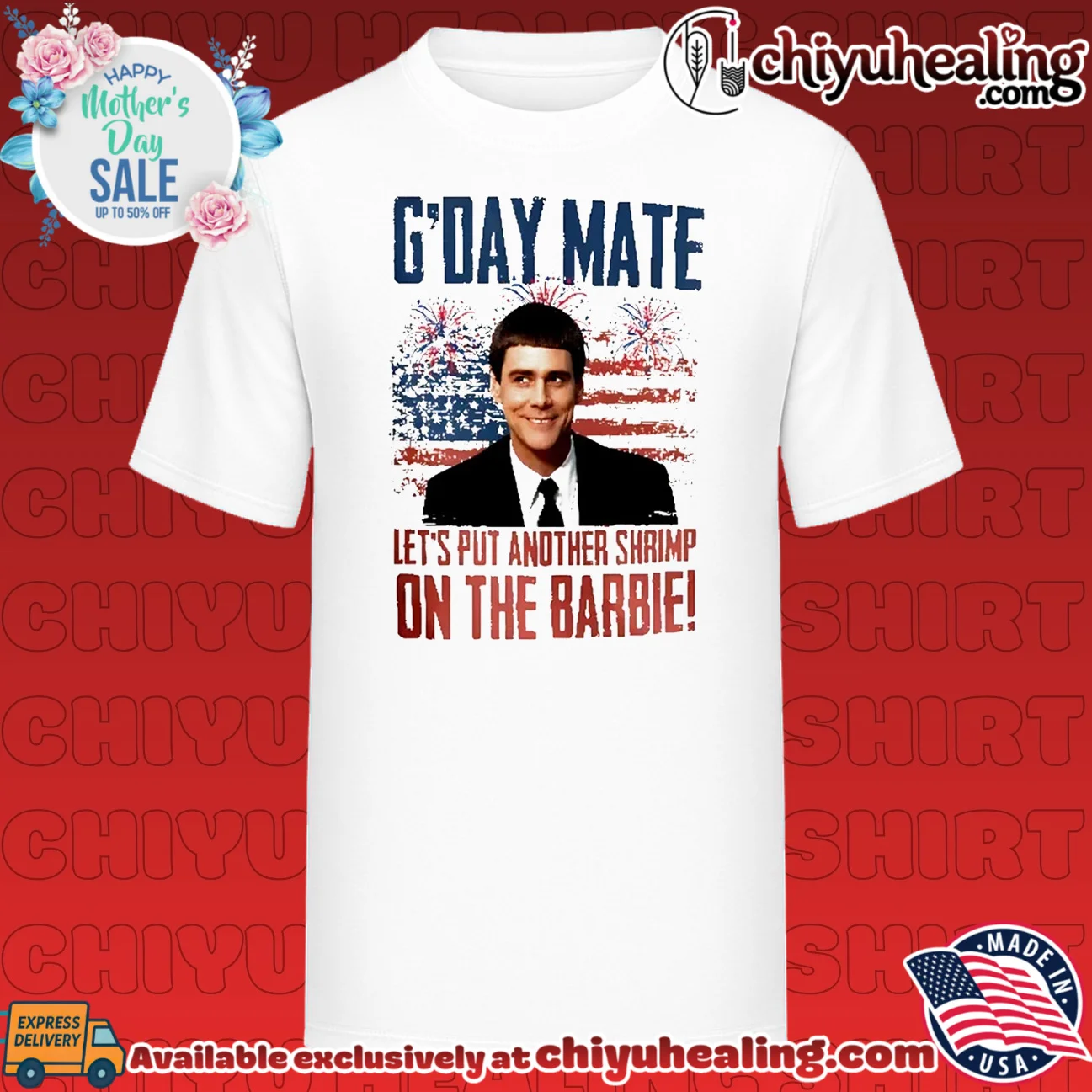 G'Day Mate Let's Put Another Shrimp On The Barbie 4th Of July