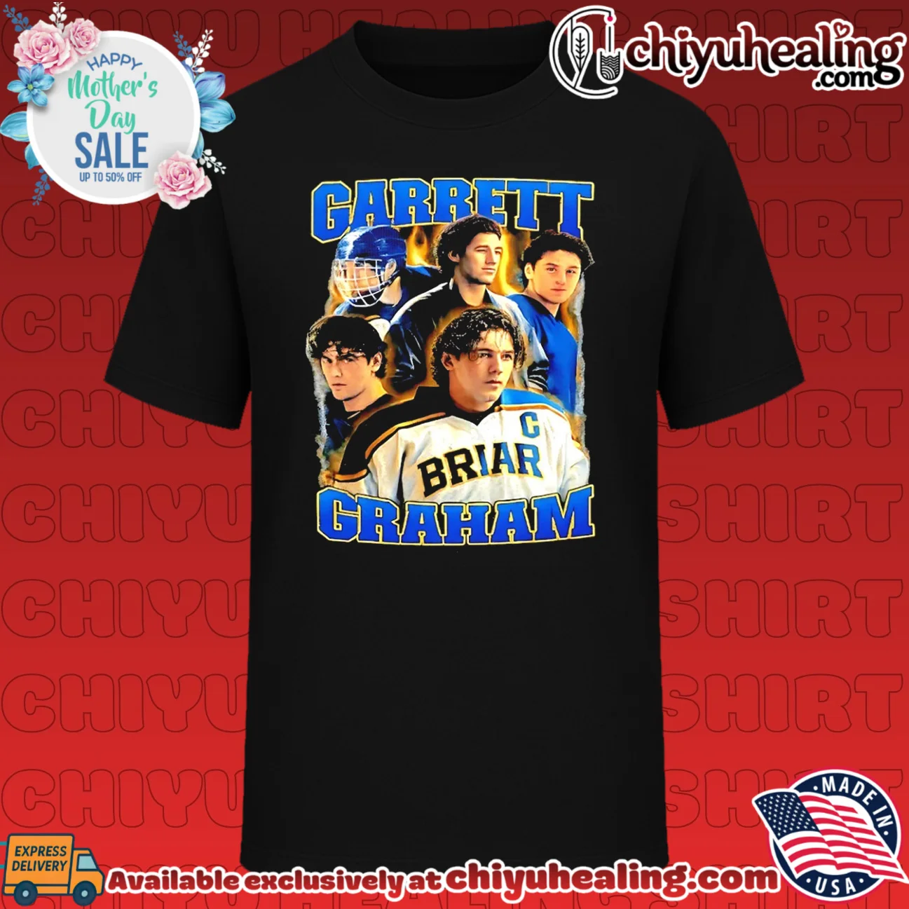 G-Graham Garrett Graham Briar hockey graphic shirt