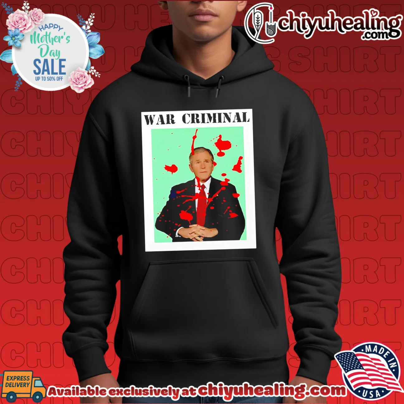 George W Bush War Criminal Shirt limited shirt & hoodie | Gift Idea 2026 George W Bush War Criminal Shirt limited shirt & hoodie | Gift Idea 2026