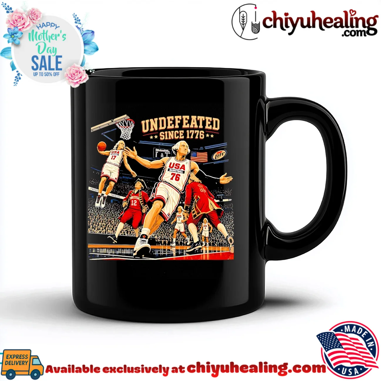 George Washington Undefeated Since 1776 Basketball shirt & hoodie George Washington Undefeated Since 1776 Basketball shirt & hoodie