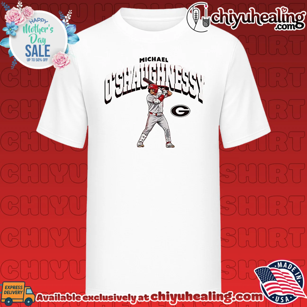 Georgi Bulldogs Michael O'Shaughnessy posing vintage