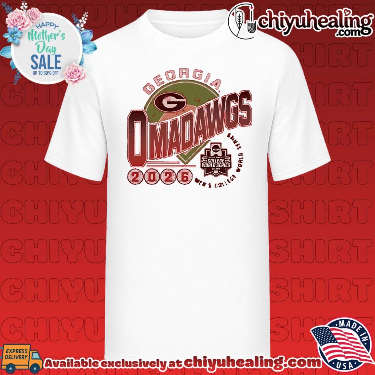 Georgia Bulldogs 2026 College World Series Omaha Bound shirt