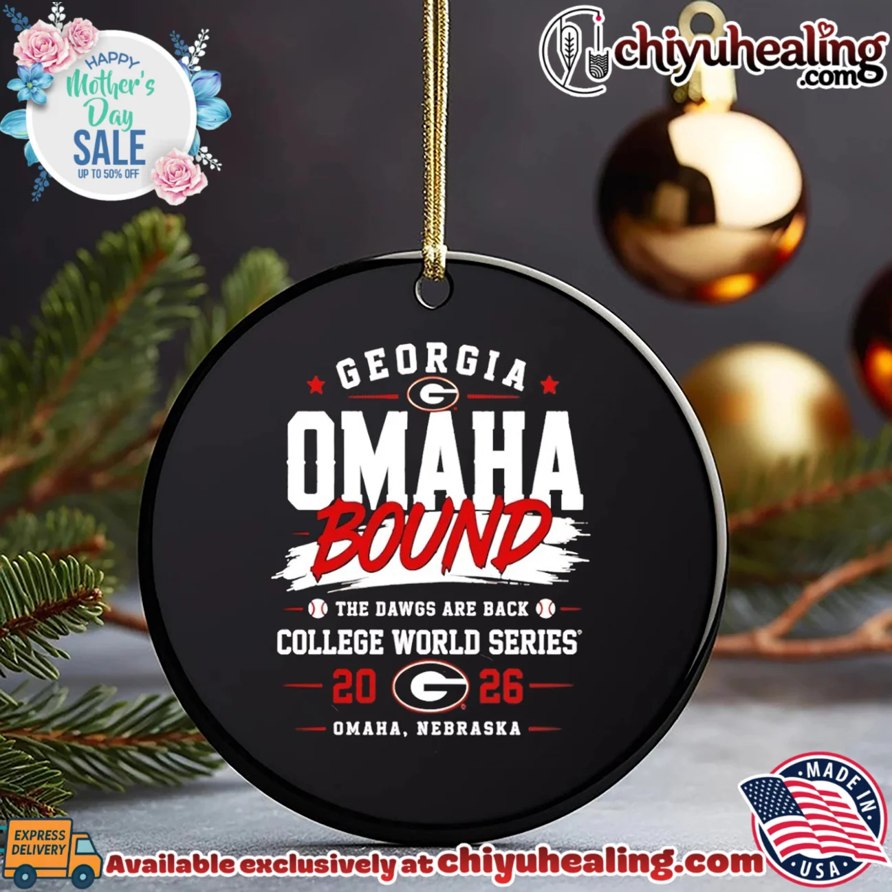Georgia Bulldogs Back to Omaha 2026 NCAA Baseball Men's College World Series shirt essential shirt & hoodie - New Arrival Georgia Bulldogs Back to Omaha 2026 NCAA Baseball Men's College World Series shirt