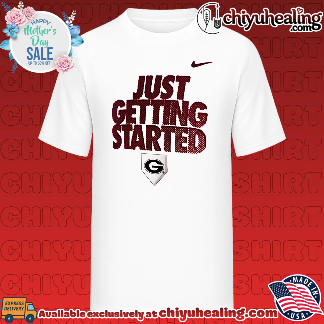 Georgia Bulldogs Baseball just getting started 2026 shirt