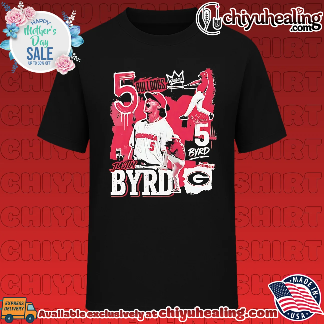 Georgia Bulldogs Justin Byrd vintage