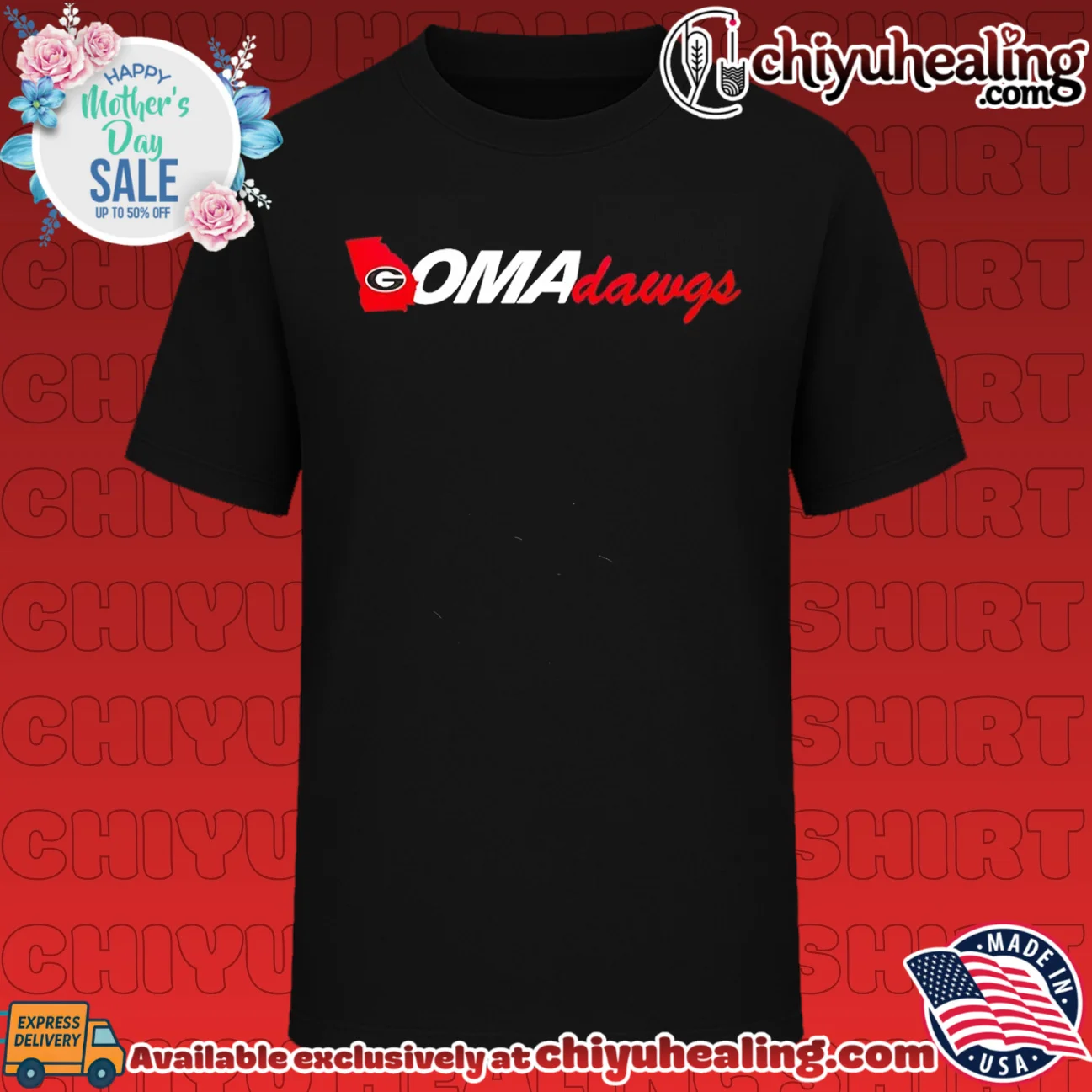 Georgia Bulldogs Omadawgs 2026 Baseball MCWS logo shirt