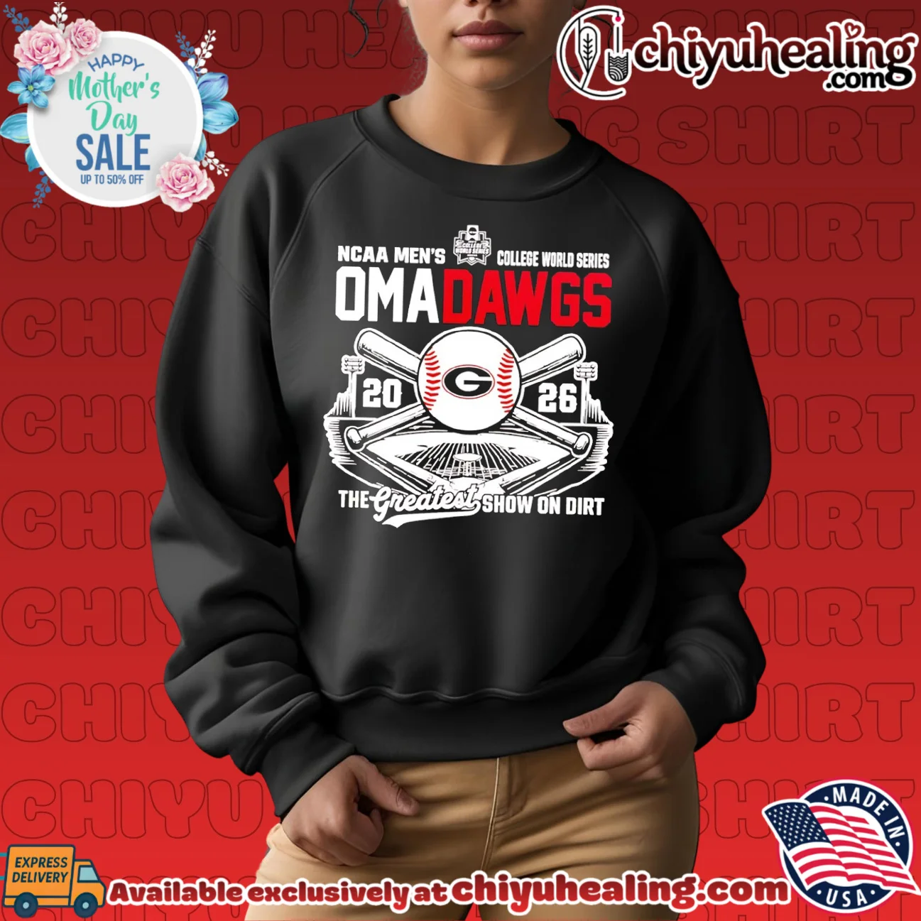 Georgia Bulldogs Omadawgs 2026 NCAA Baseball Men's College World Series shirt ultimate shirt & hoodie - The Fan Collection Georgia Bulldogs Omadawgs 2026 NCAA Baseball Men's College World Series shirt