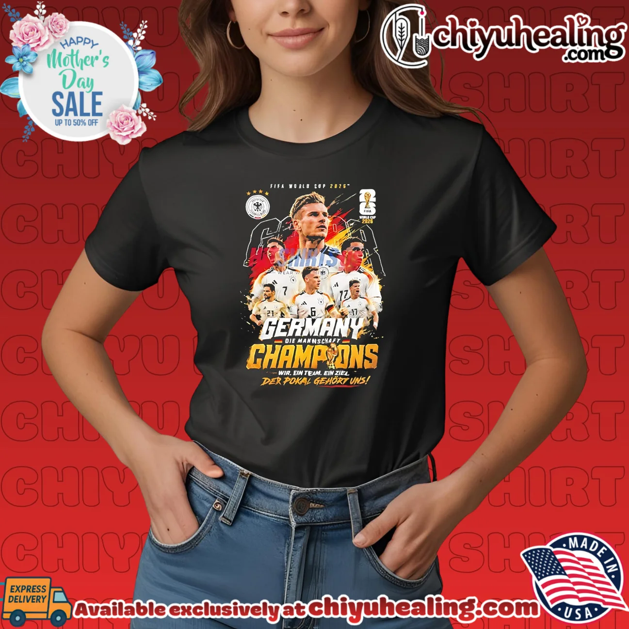 Germany Champions FIFA World Cup 2026 shirt & hoodie Germany Champions FIFA World Cup 2026