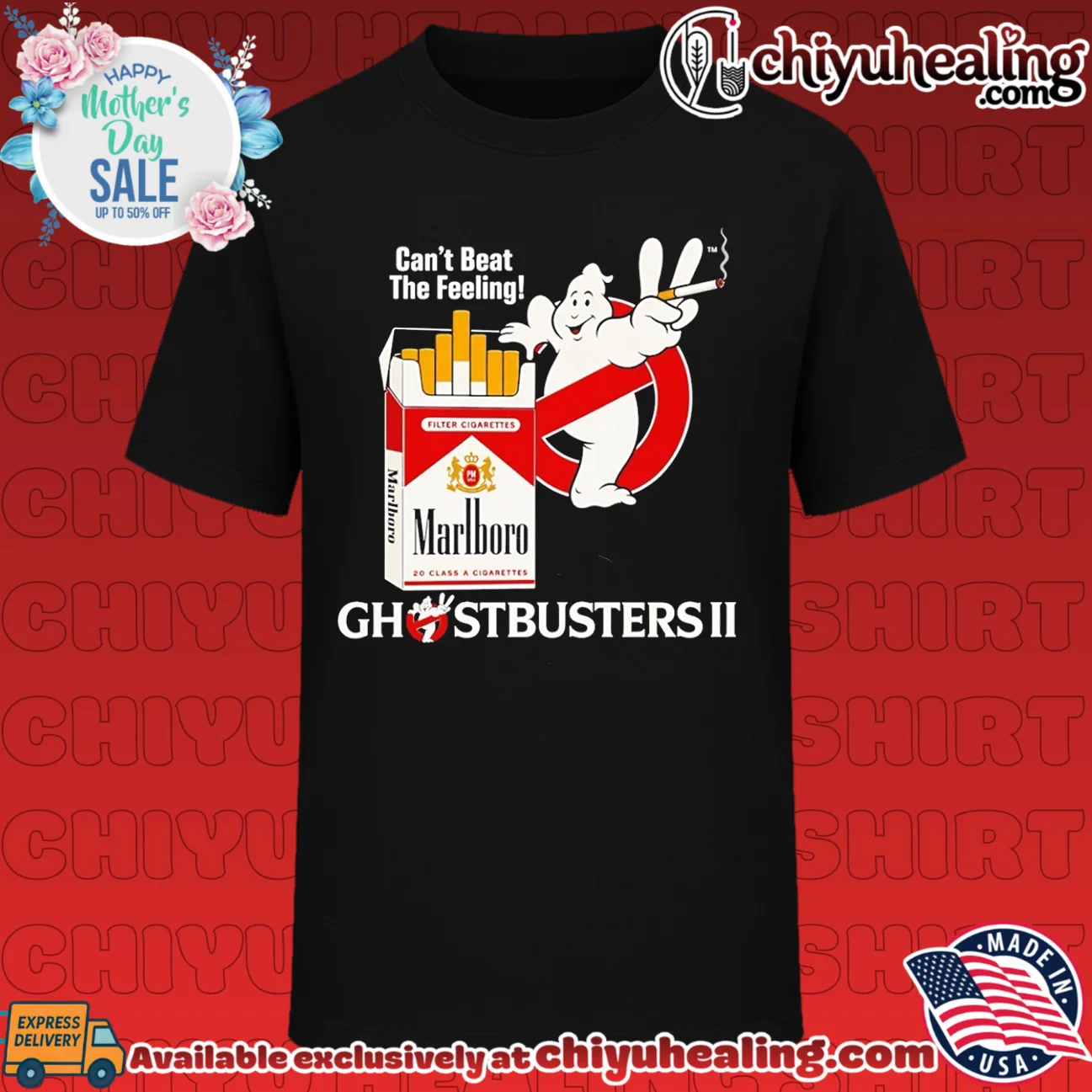 Ghostbusters II Marlboro Can't Beat the Feeling shirt & hoodie