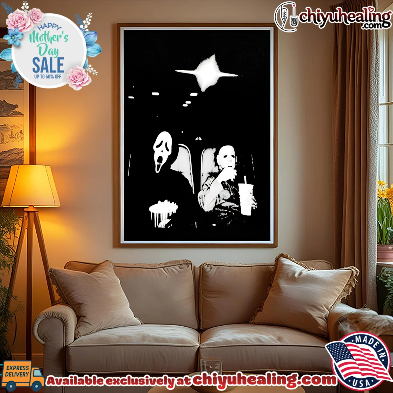 Ghostface and Michael Myers at the Movies shirt & hoodie Ghostface and Michael Myers at the Movies shirt & hoodie