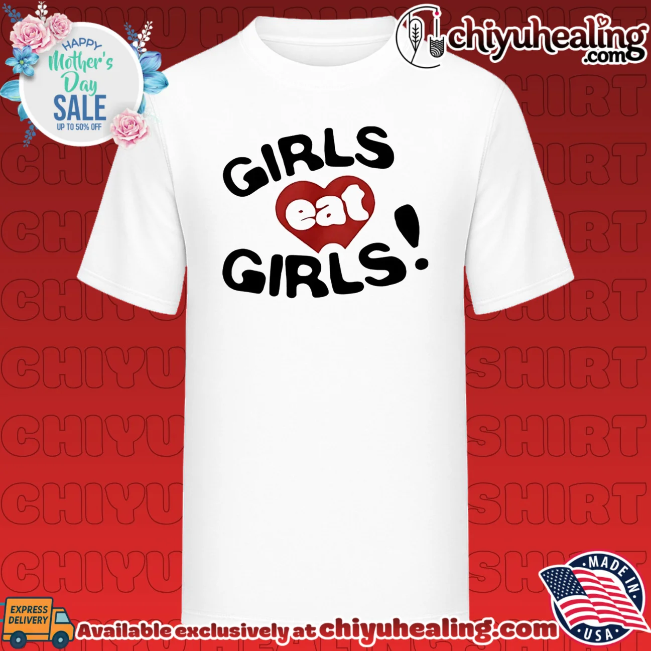 Girls eat girls heart shirt