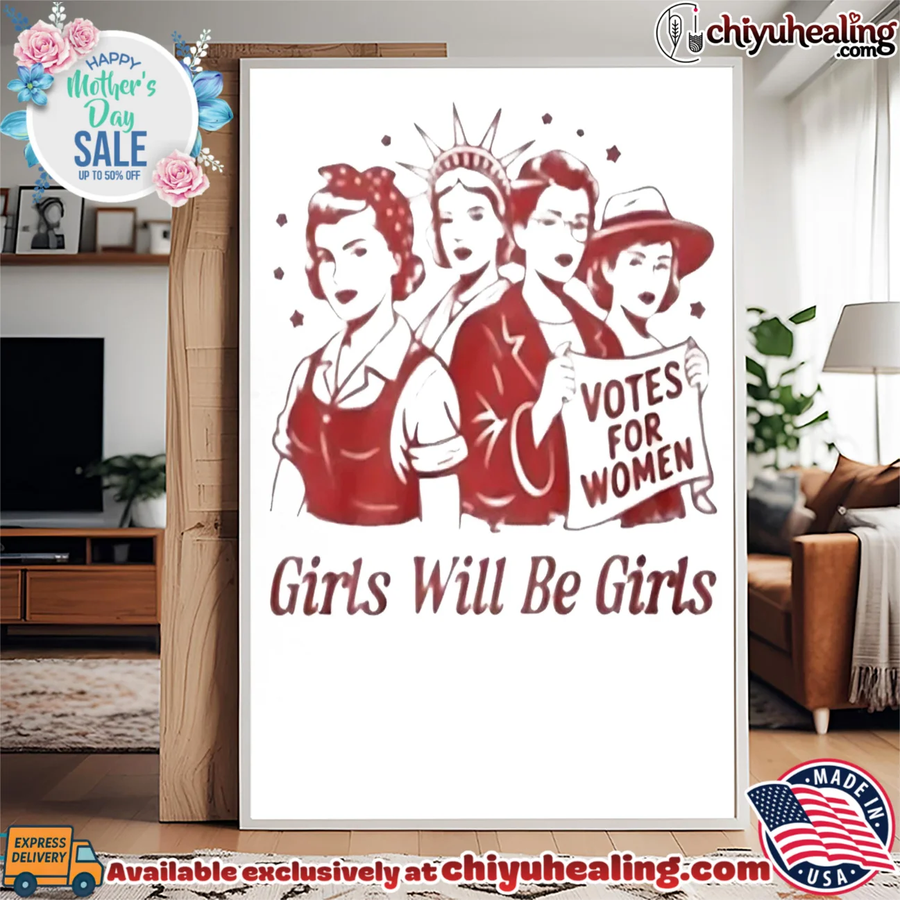 Girls will be girls votes for women shirt original shirt & hoodie - Ultimate Gift Edition Girls will be girls votes for women shirt