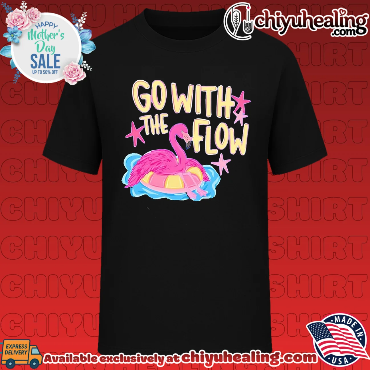 Go With The Flow Flamingo