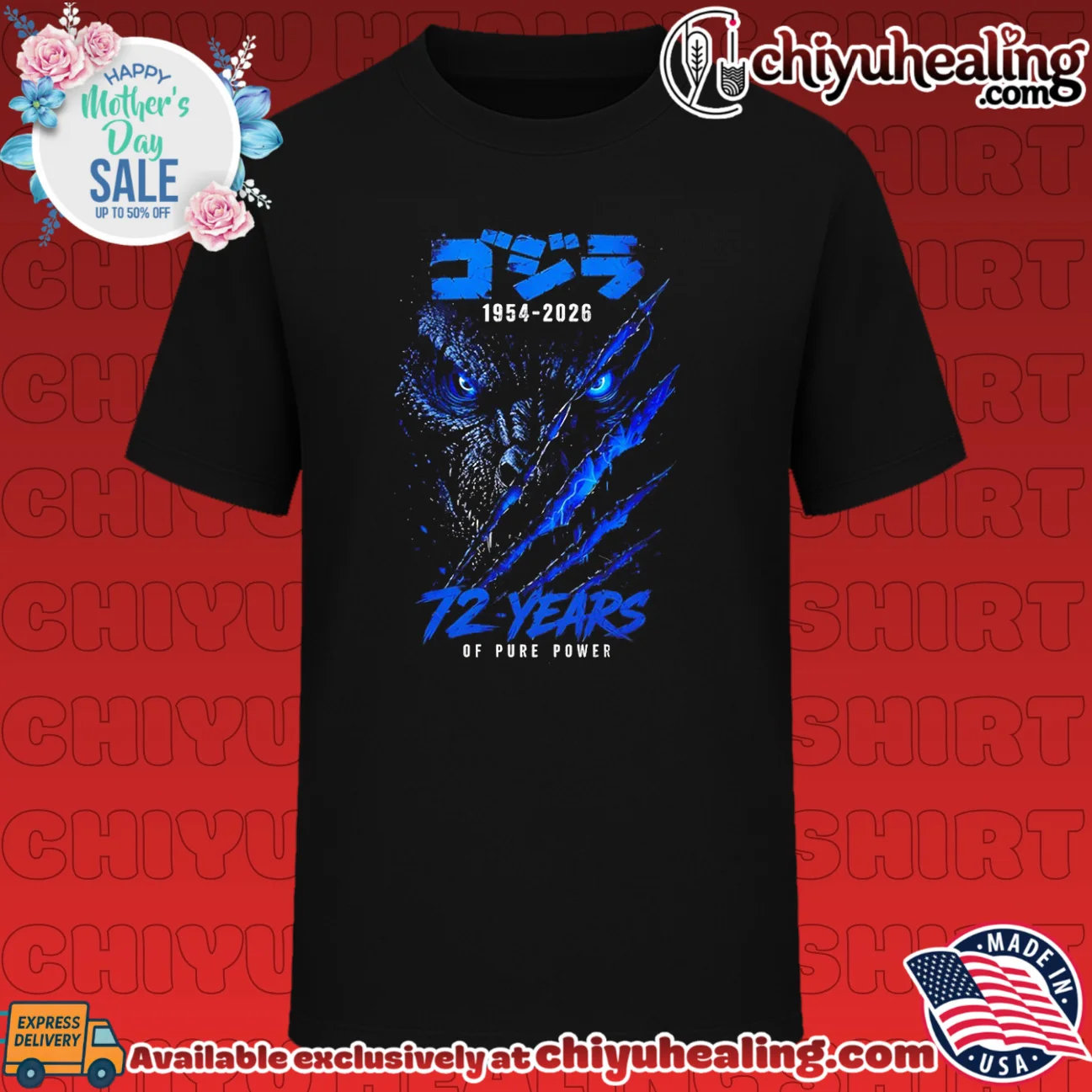 Godzilla 1954-2026 71 years of pure power claw mark illustrated