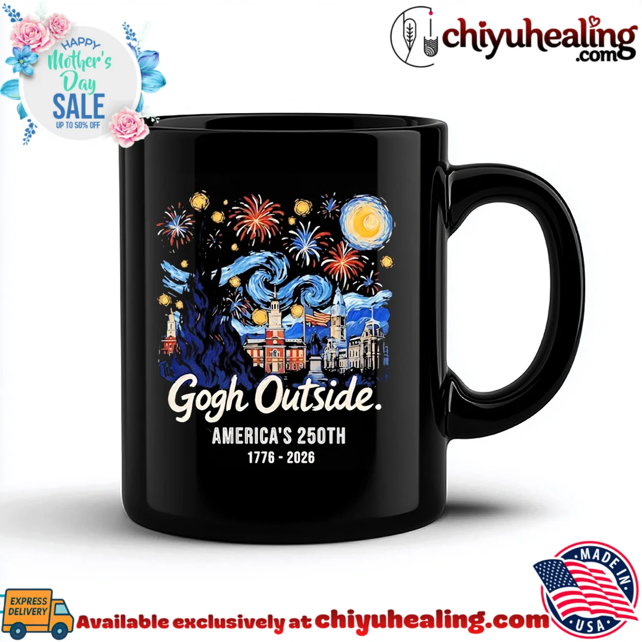 Gogh Outside America's 250th 1776-2026 shirt & hoodie Gogh Outside America's 250th 1776-2026