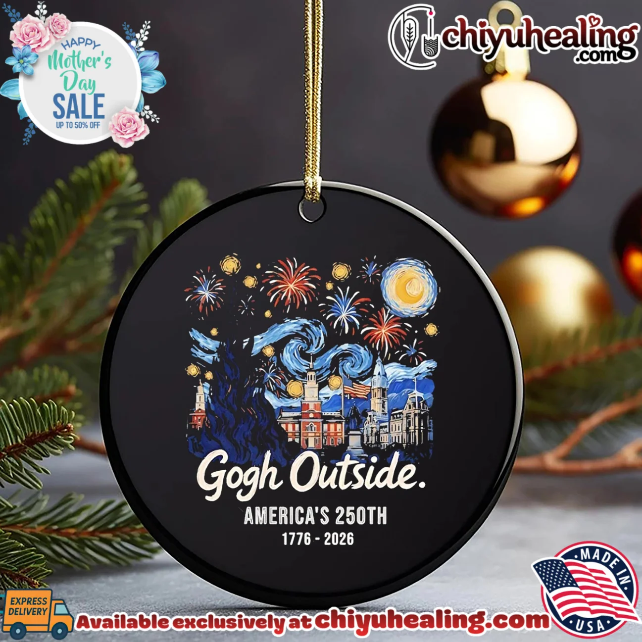 Gogh Outside America's 250th 1776-2026 shirt & hoodie Gogh Outside America's 250th 1776-2026